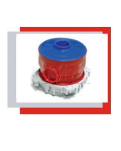 Крышка фланцевая для коробки под заливку в бетон (синий) Экопласт 44602 в Нижнем Тагиле Аксессуары для кабель-канала Pintop.ru