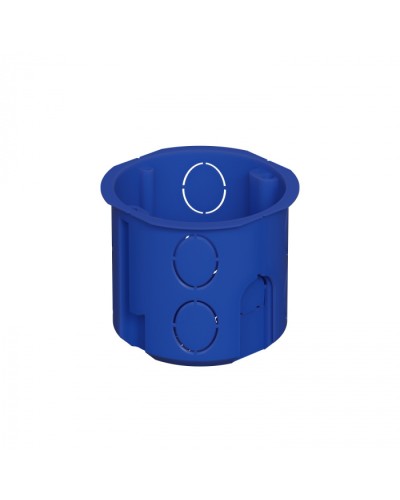 Коробка установочная D68x62мм межцентр. 71мм, IP20, цвет синий Экопласт (44658) в Нижнем Тагиле Распределительные коробки Pintop.ru