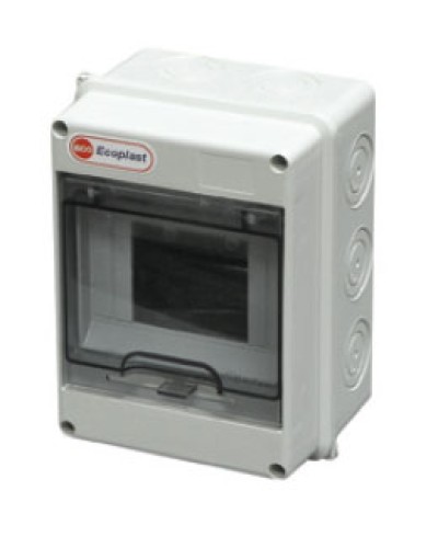 Шкаф настенный, 8-9 модулей, IP65 Экопласт 46408 в Нижнем Тагиле Боксы для автоматов Pintop.ru