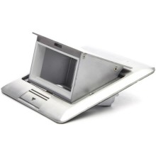 Люк в пол на 2 модуля (45х45мм), стальной Экопласт 70021