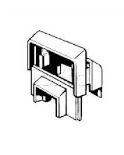 Переходник для коробки SMP, SM, SD к мини-каналу 20x12,5 Экопласт 72925 в Нижнем Тагиле Аксессуары для кабель-канала Pintop.ru