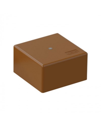 SD3 Коробка распределительная для о/п, для монтажного пистолета 75x75x40мм, (корич.) Экопласт (72932B) в Нижнем Тагиле Распределительные коробки Pintop.ru