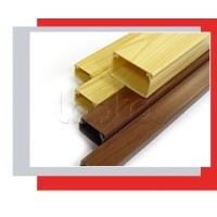 Миниканал 16x16 серия MEX с текстурой дерева (сосна) Экопласт 77002P-2