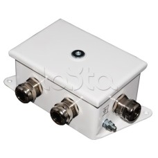 Коробка монтажная огнестойкая Гефест КМ-О (12к*6,0)-IP66-d, четыре ввода 120х80х68