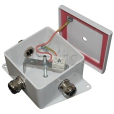 Коробка монтажная огнестойкая Гефест КМ-О (4к*10,0)-IP66-100х100, два ввода