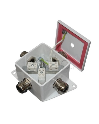 Коробка монтажная огнестойкая Гефест КМ-О (6к*6,0)-IP66, три ввода 80х80х68 в Нижнем Тагиле Распределительные коробки Pintop.ru