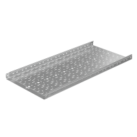 Лоток перфорированный 50х500х1,5 L6000 мм "Быстрый монтаж ПЛЮС" HD85 КМ-профиль (LPplus50-500-1.5-6000 HD85)