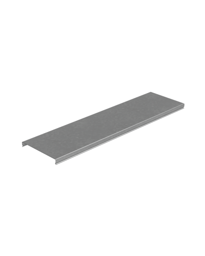 Крышка лотка 150х0,8 L2000 мм ПЛЮС INOX304 КМ-Профиль (KLplus150-0.8-2000 INOX304) в Нижнем Тагиле Аксессуары для лотков Pintop.ru