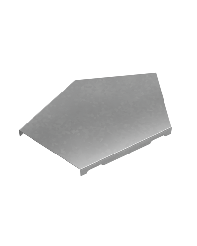 Крышка горизонтального угла 45 гр. 100 мм ПЛЮС HD85 КМ-профиль (KGLplus45-100 HD85) в Нижнем Тагиле Аксессуары для лотков Pintop.ru