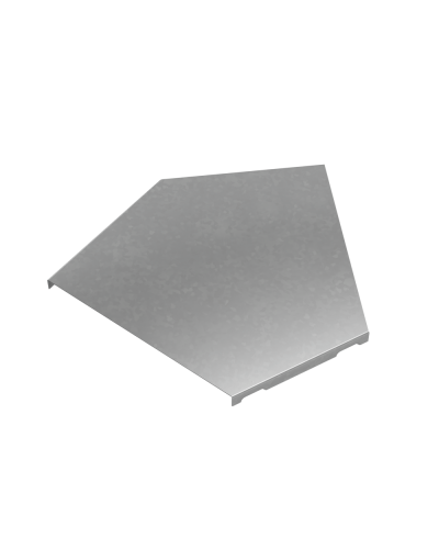 Крышка горизонтального угла 45 гр. 200 мм ПЛЮС HD КМ-Профиль (KGLplus45-200 HD) в Нижнем Тагиле Аксессуары для лотков Pintop.ru