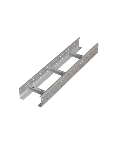 Лоток лестничный 100х150х1,2 L6000 мм HD N КМ-профиль (LL100-150-1.2-6000 HD N) в Нижнем Тагиле Кабельные лотки Pintop.ru