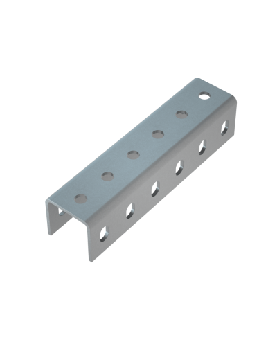 Соединитель усиленного швеллера 50х50х4,0 мм INOX304 КМ-Профиль (SLPU50-50 INOX304) в Нижнем Тагиле Аксессуары для лотков Pintop.ru