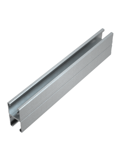 Страт-профиль двойной 41х41 L200 мм s:3,0 КМ-Профиль (2STPV41-41-200) в Нижнем Тагиле Аксессуары для лотков Pintop.ru