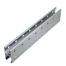 Страт-профиль двойной 41х41 L1200 мм s:2,0 (тройная перфорация) КМ-Профиль (2STPS41-41-1200 3P)