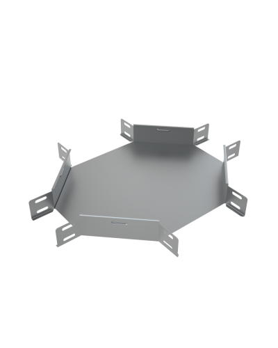 Х-разветвитель 50х100 мм КМ-Профиль (XD50-100) в Нижнем Тагиле Аксессуары для лотков Pintop.ru