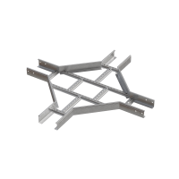 Х-разветвитель лестничный 80х100х1,5 мм HD85 N КМ-профиль (LXD80-100-1.5 HD85 N)