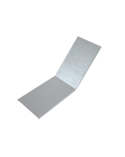 Крышка лестничного вертикального внутреннего угла 45 гр. 200 мм КМ-Профиль (KLNL45-200) в Нижнем Тагиле Аксессуары для лотков Pintop.ru