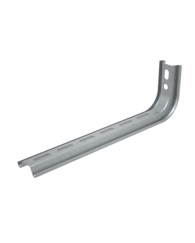 Консоль L-образная 400 мм INOX304 КМ-Профиль (KSL400 INOX304) в Нижнем Тагиле Аксессуары для лотков Pintop.ru