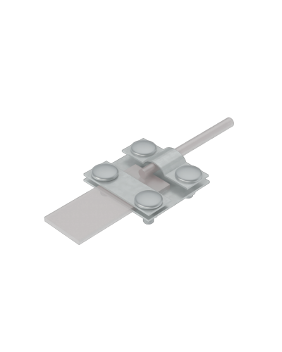 Контрольный соединитель полоса до 40 мм пруток Ø 5-10 мм КМ-Профиль (KS-B40-D5-10) в Нижнем Тагиле Монтажные материалы Pintop.ru