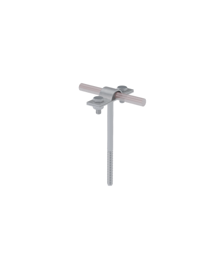 Держатель для прутка Ø 5-10 мм вкручиваемый L80 мм КМ-Профиль (DPV-L80-D5-10) в Нижнем Тагиле Монтажные материалы Pintop.ru