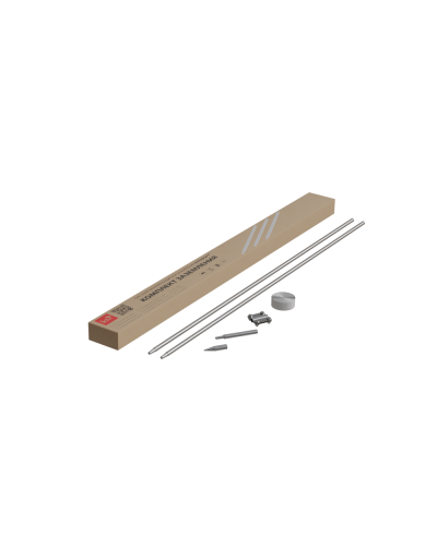 Комплект заземления из 2 стержней Ø 16 мм L=1,5 м TD КМ-Профиль (KTZ-D16-2 TD) в Нижнем Тагиле Монтажные материалы Pintop.ru