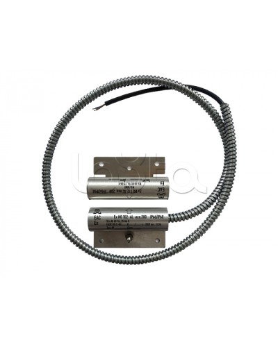 Извещатель охранный точечный магнитоконтактный взрывозащищённый Магнито-контакт Ех ИО102 Al исп.211 (торцевой), с постоянно присоединенным кабелем в металлорукаве (штатно кабель 2х0,75 - 1м), 1Ex d IIC T6 Gb АТФЕ.425119.171 в Нижнем Тагиле Извещатели охранн