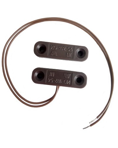 Извещатель охранный точечный магнитоконтактный Магнито-контакт ИО 102-54 (корпус ABS пластик) (Коричневый) в Нижнем Тагиле Извещатели охранные Pintop.ru