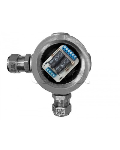 Магнито-Контакт УК-ВК-Ех-24 АЯКС У, с двумя кабельными вводами Ех МКВМ 20 в Нижнем Тагиле Комутационные взрывозащищенные коробки Pintop.ru