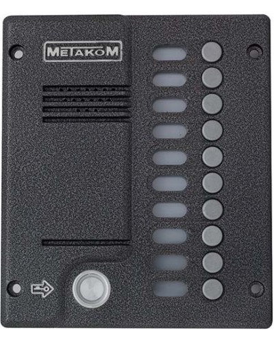 Блок вызова домофона Метаком MК10.2-TM4EVN в Нижнем Тагиле Вызывные видеопанели малоабонентные Pintop.ru