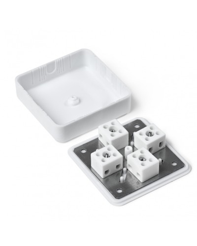 Коробка монтажная огнестойкая пластиковая КМОП IP31 (8к х 2,5мм²) 100х100х30 Пожтехкабель 072-023 в Нижнем Тагиле Распределительные коробки Pintop.ru