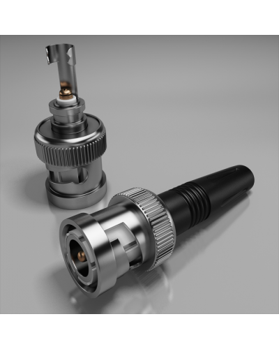 Разъем штекер BNC под винт с колпачком (50 шт/уп) ПожТехКабель PTK-Accessories в Нижнем Тагиле Коннекторы Pintop.ru