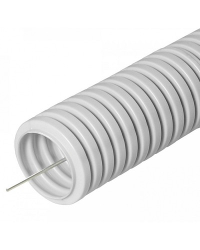 Труба гофрированная ПВХ сверхтяжелая 1100 Н серая с/з д16 (100м/5500м уп/пал) Промрукав (PR.0116321) в Нижнем Тагиле Труба гофрированная Pintop.ru