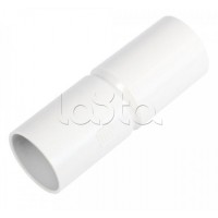 Патрубок-муфта белая д50 (12шт/144шт уп/кор) Промрукав (PR.01750б)