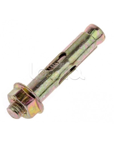 Анкерный болт с гайкой оцинкованный М10/12х100 (10 шт/уп) Промрукав (PR08.2350) в Нижнем Тагиле Крепеж Pintop.ru