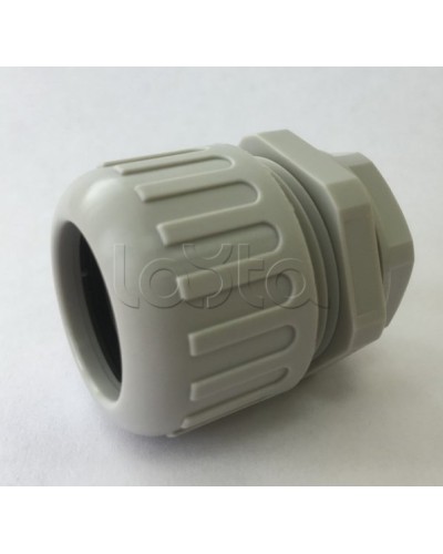 Муфта вводная усиленная (IP68) для гофрированных труб серая ВМУ-ГТ-25 (М25) Промрукав (PR08.3274) в Нижнем Тагиле Повороты, муфты, тройники Pintop.ru