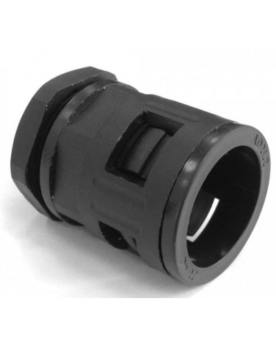 Муфта вводная для гофрированных труб черная ВМ-ГТ-20 Промрукав (PR08.3762) в Нижнем Тагиле Повороты, муфты, тройники Pintop.ru