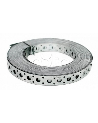 Лента монтажная перфорированная прямая для прямого монтажа ЛМП 12х0,55 (25 м.) Промрукав (PR08.3830) в Нижнем Тагиле Стяжки-хомуты Pintop.ru