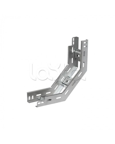 Угол вертикальный внутренний 90 градусов лестничный 400х150 (1,2 мм) Промрукав (PR08.5343) в Нижнем Тагиле Аксессуары для лотков Pintop.ru