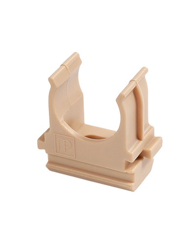 Крепёж-клипса для труб АБС-пластик сосна д25 в малой упаковке (10шт/500шт уп/кор) Промрукав (PR13.0056) в Нижнем Тагиле Держатели, клипсы, скобы Pintop.ru