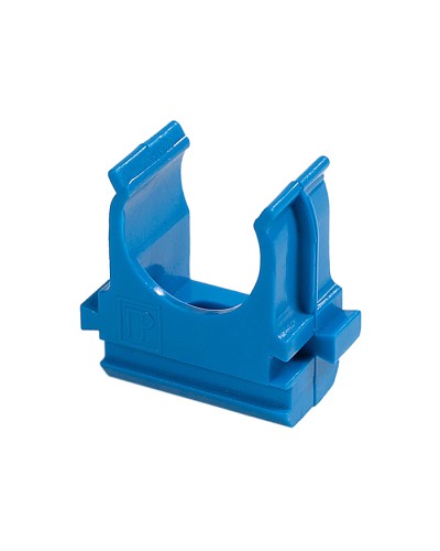 Крепёж-клипса для труб АБС-пластик синяя д25 в малой упаковке (10шт/500шт уп/кор) Промрукав (PR13.0062) в Нижнем Тагиле Держатели, клипсы, скобы Pintop.ru
