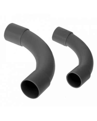 Соединитель угловой черный д25 (5шт/200шт уп/кор) Промрукав (PR13.0171) в Нижнем Тагиле Повороты, муфты, тройники Pintop.ru