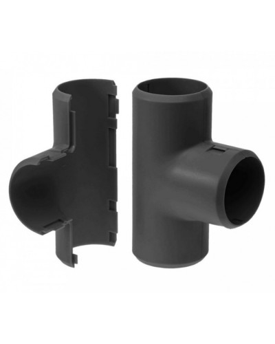 Тройник разборный черный д25 (30шт/300шт уп/кор) Промрукав (PR13.0197) в Нижнем Тагиле Повороты, муфты, тройники Pintop.ru