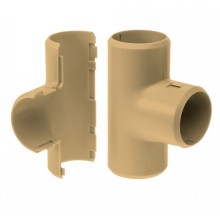 Тройник разборный сосна д32 (1шт/200шт уп/кор) Промрукав (PR13.0254)