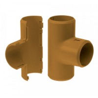 Тройник разборный бук д32 (1шт/200шт уп/кор) Промрукав (PR13.0258)