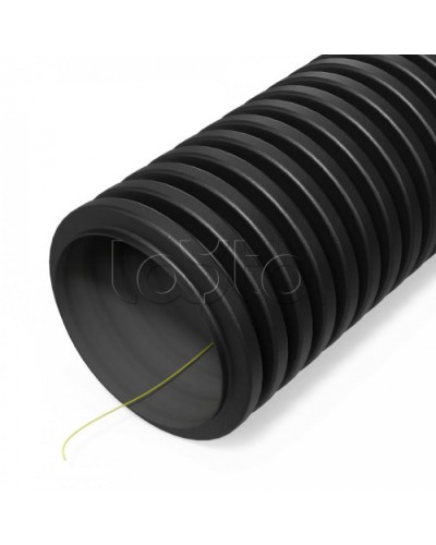Труба гофр двустенная ПНД гибкая тип 450 (SN29) ст к ультраф с/з черная d40 мм (50м/уп) Промрукав (PR15.0319) в Нижнем Тагиле Труба гофрированная Pintop.ru