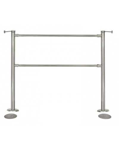 Стойка стационарная Ростов-Дон ОБ1/2-1 у (Хром) в Нижнем Тагиле Ограждения Pintop.ru