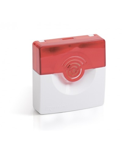 Оповещатель охранно-пожарный комбинированный (светозвуковой) адресный Рубеж ОПОП 124-R3 (бело-красный) в Нижнем Тагиле Оповещатели АСПС РУБЕЖ Pintop.ru