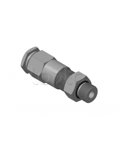 Кабельный ввод для бронированного кабеля с двойным уплотнением, резьбой G1/2, внешним диаметром кабеля D=8-12 мм и проходным диаметром кабеля d=4-8 мм Спектрон КВБ-12/8-2У-М-G1/2 в Нижнем Тагиле Аксессуары для кабель-канала Pintop.ru