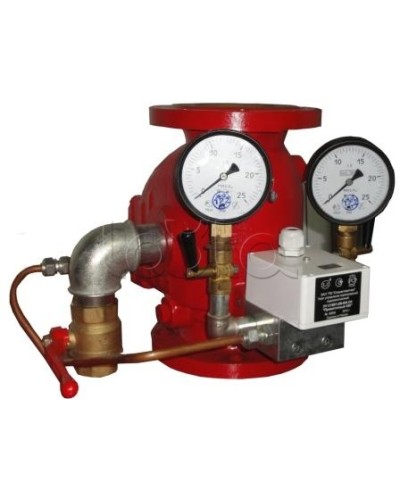 Узел управления спринклерный водозаполненный Спецавтоматика УУ-С150/1,6 В-ВФ.04 Прямоточный-150 исп. 01 в Нижнем Тагиле Устройства пуска водяного пожаротушения Pintop.ru