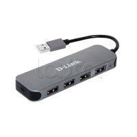 Концентратор с 4 портами USB 2.0 D-Link DUB-H4/E1A